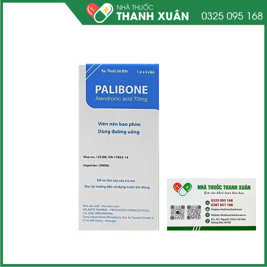 Palibone thuốc điều trị và phòng ngừa loãng xương ở nam giới và phụ nữ sau mãn kinh